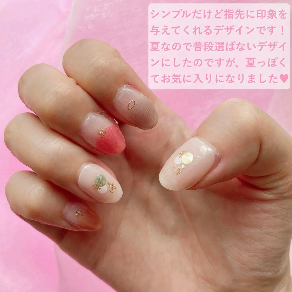 ネイルフィット ジェルネイルシール/GELATO FACTORY/ネイルシールを使ったクチコミ(3枚目)