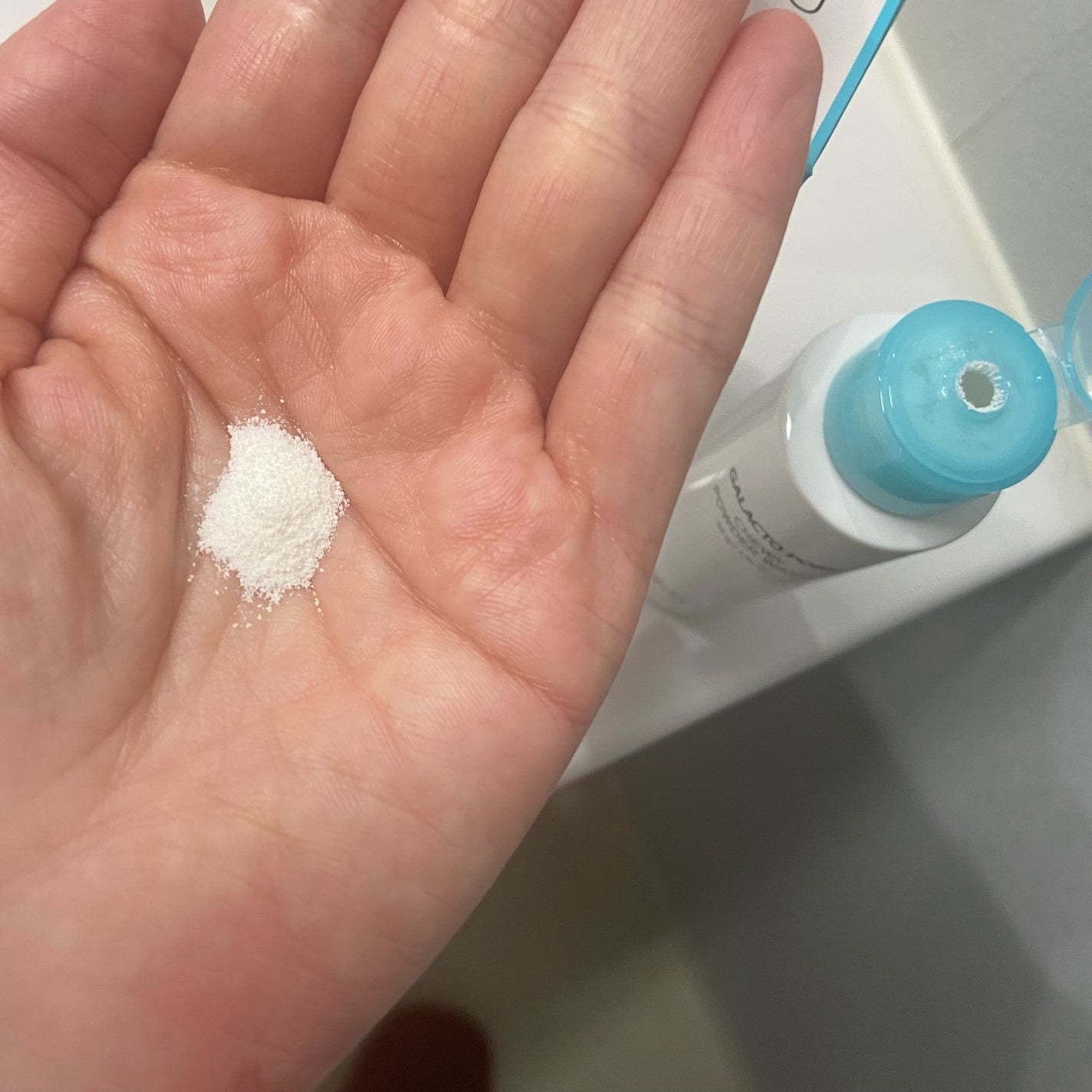 ガラクトポアチューイーパウダーウォッシュ/SAM'U/洗顔パウダーを使ったクチコミ(2枚目)