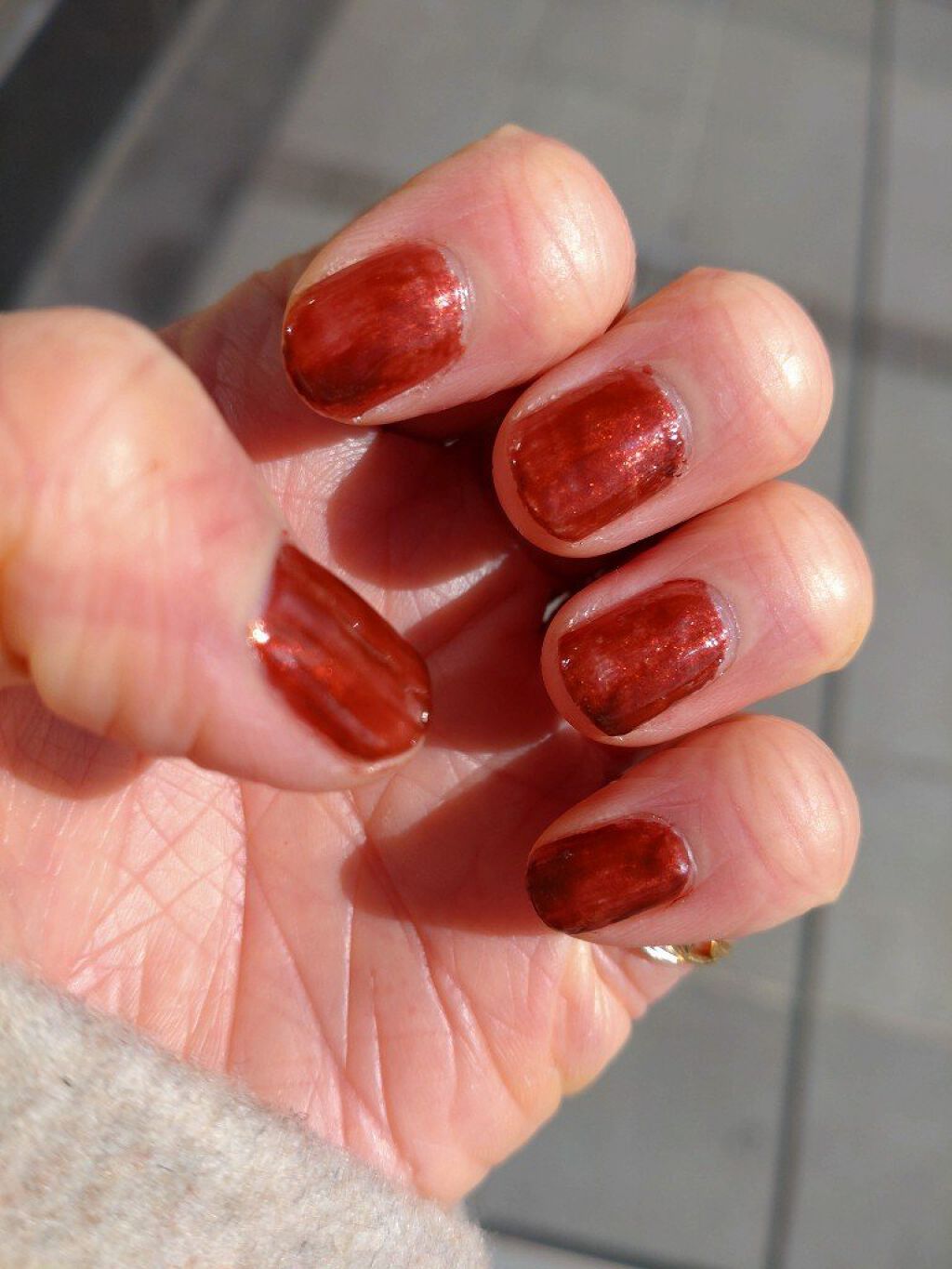 ネイルポリッシュ 114 CULTURE CONNECTOR/THREE/マニキュアを使ったクチコミ（2枚目）