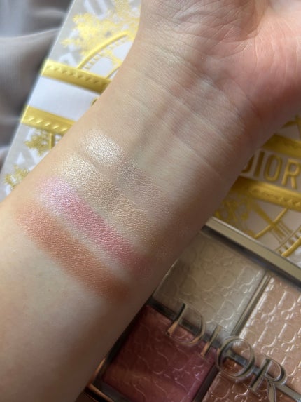 ディオール バックステージ フェイス グロウ パレット/Dior/ハイライトを使ったクチコミ(2枚目)