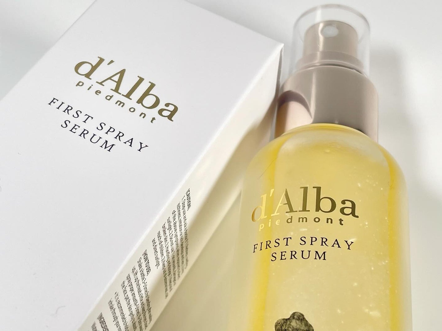 ダルバ ホワイトトリュフファーストスプレーセラム/ダルバ/ミスト状化粧水を使ったクチコミ(1枚目)