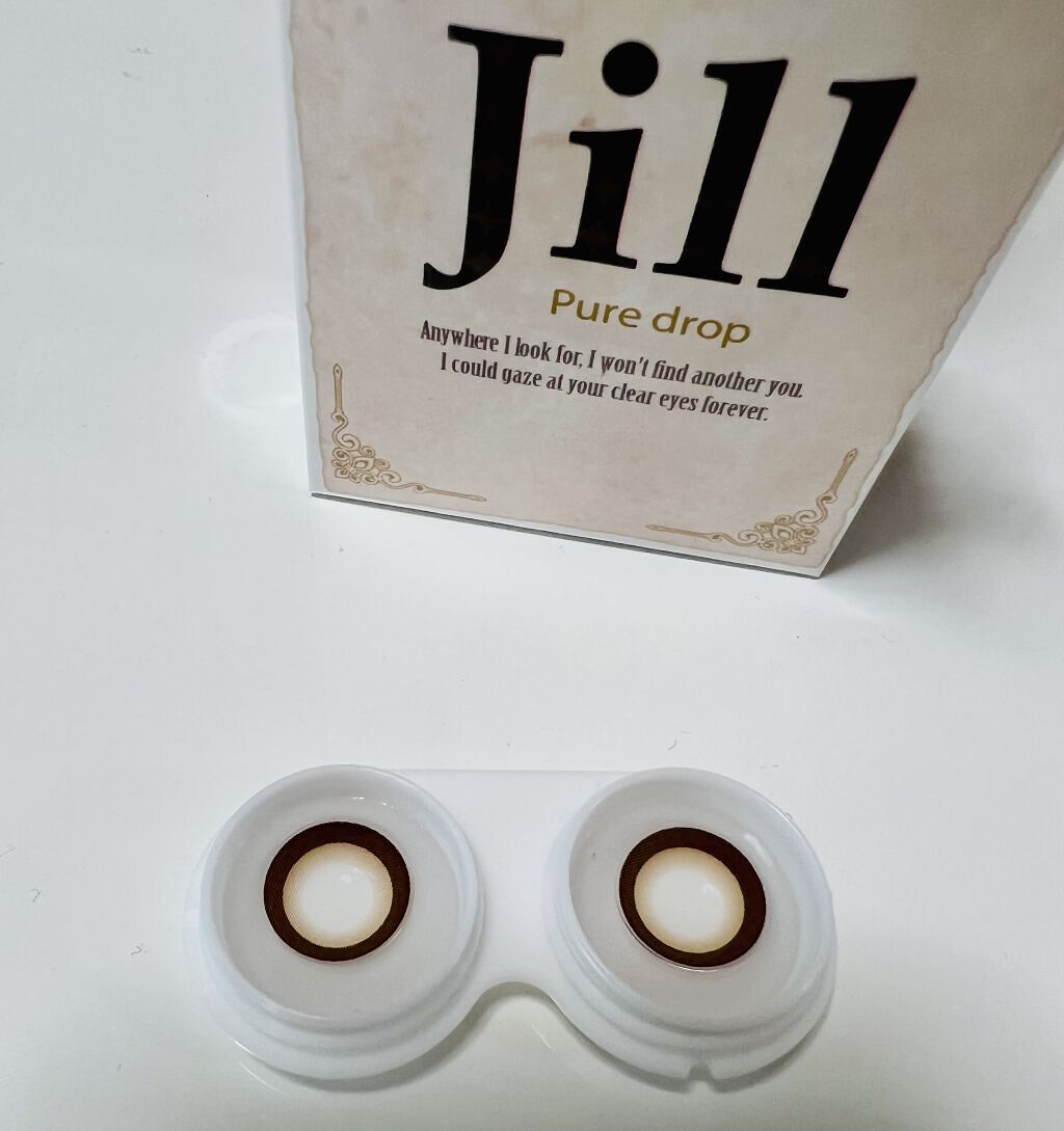 JILL Pure drop/グラムレンズ/カラーコンタクトレンズを使ったクチコミ（2枚目）