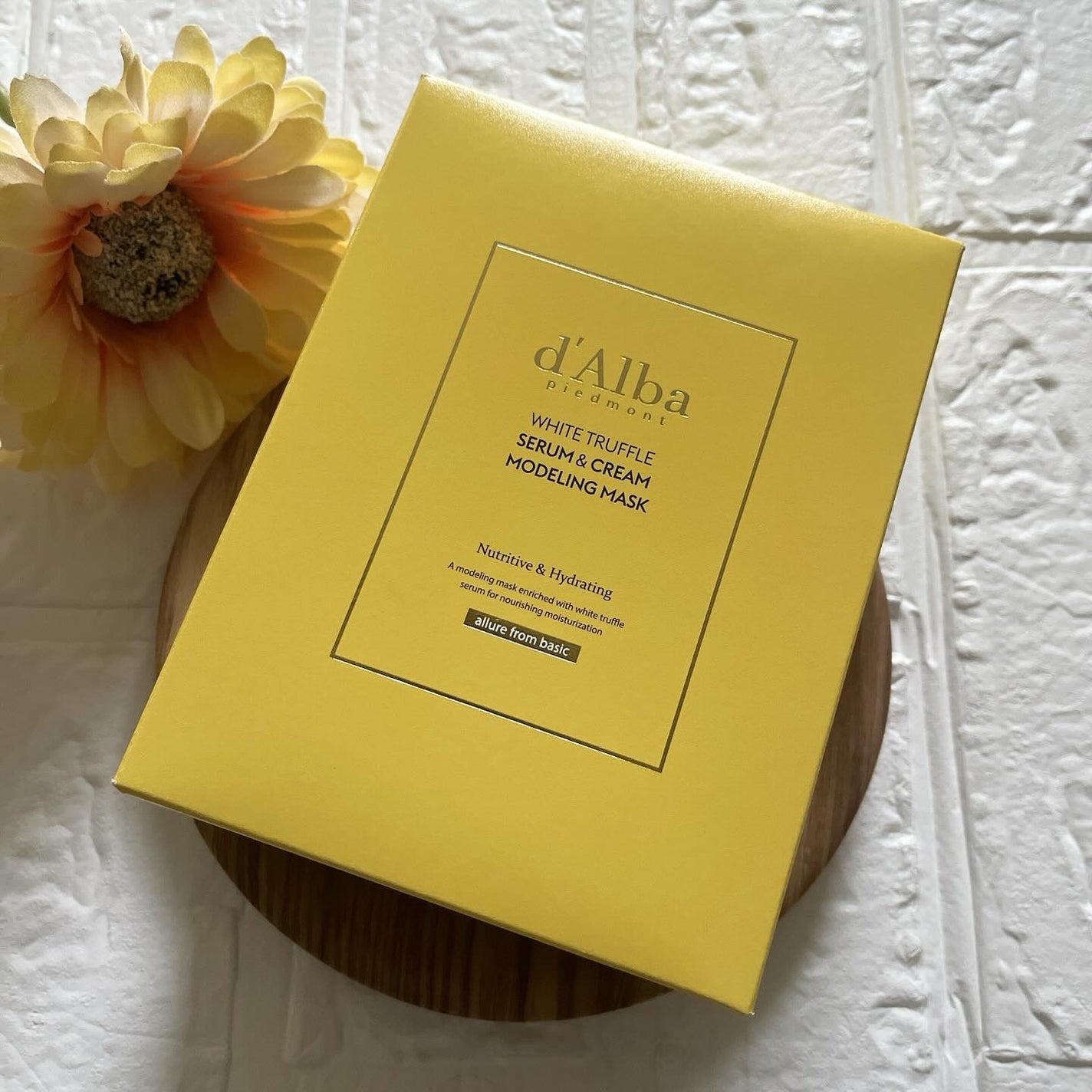 WHITE TRUFFLE SERUM & CREAM MODELING MASK/ダルバ/その他スキンケアを使ったクチコミ(1枚目)