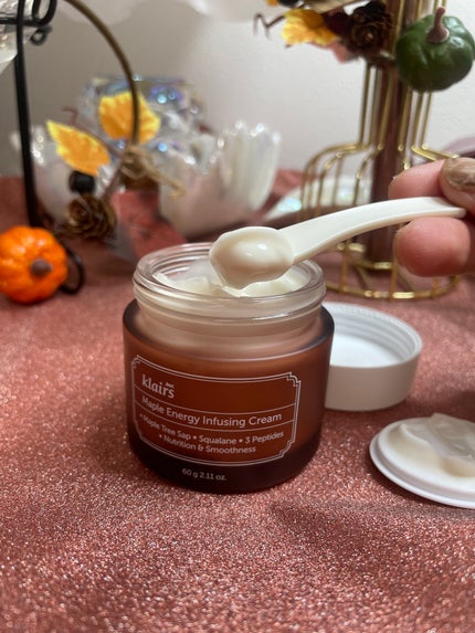 メープルエナジーインフュージングクリーム/Klairs/フェイスクリームを使ったクチコミ(3枚目)