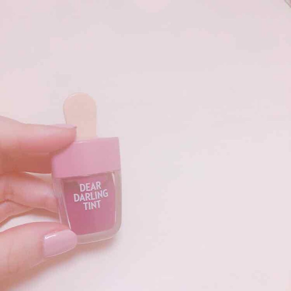 ディアダーリン ウォータージェルティント （アイスティント）/ETUDE/口紅を使ったクチコミ（1枚目）