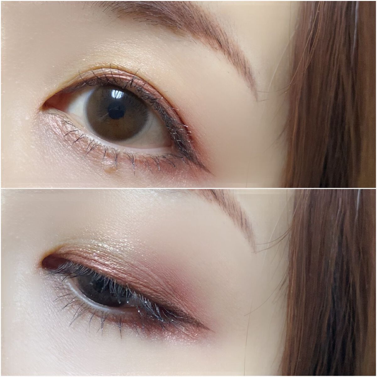 ドラマティックアイカラー (パウダー)/(クリーム) GR353 ミステリアスリーフ (パール)(限定)/マキアージュ/アイシャドウパレットを使ったクチコミ（1枚目）