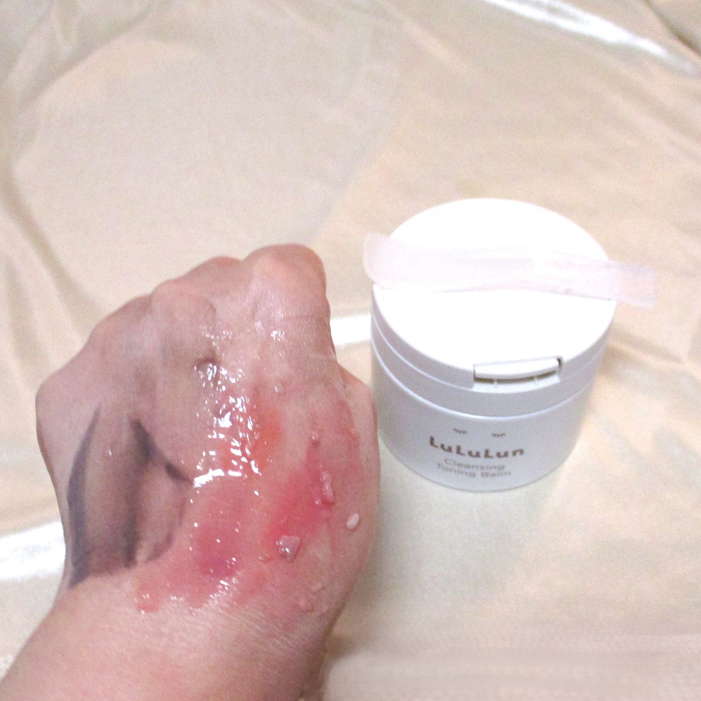 ルルルンクレンジング トーニングバーム HYDRATE WHITE/ルルルン/クレンジングバームを使ったクチコミ(5枚目)