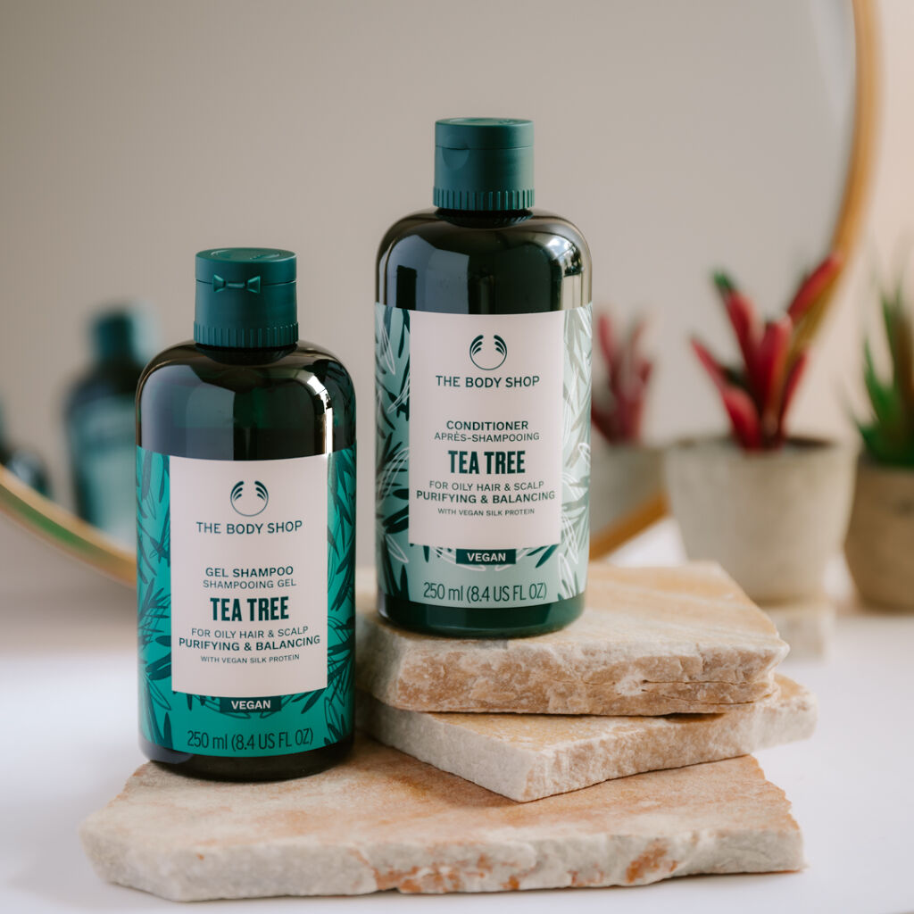 ティーツリー クリア＆バランシング シャンプー/THE BODY SHOP/市販シャンプーを使ったクチコミ（1枚目）