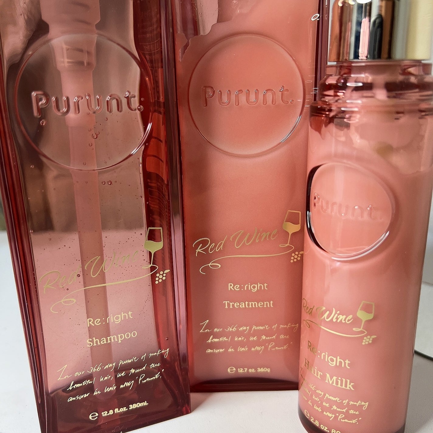 プルント リライトペアセット レッドワイン/Purunt./市販シャンプーを使ったクチコミ(6枚目)