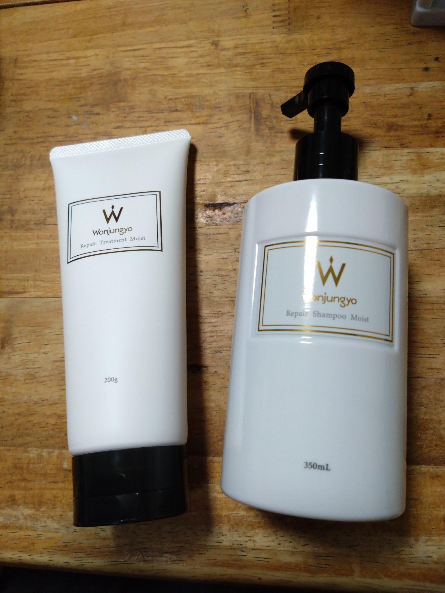 ウォンジョンヨ リペアシャンプー モイスト／リペアトリートメント モイスト/Wonjungyo/市販シャンプーを使ったクチコミ（1枚目）