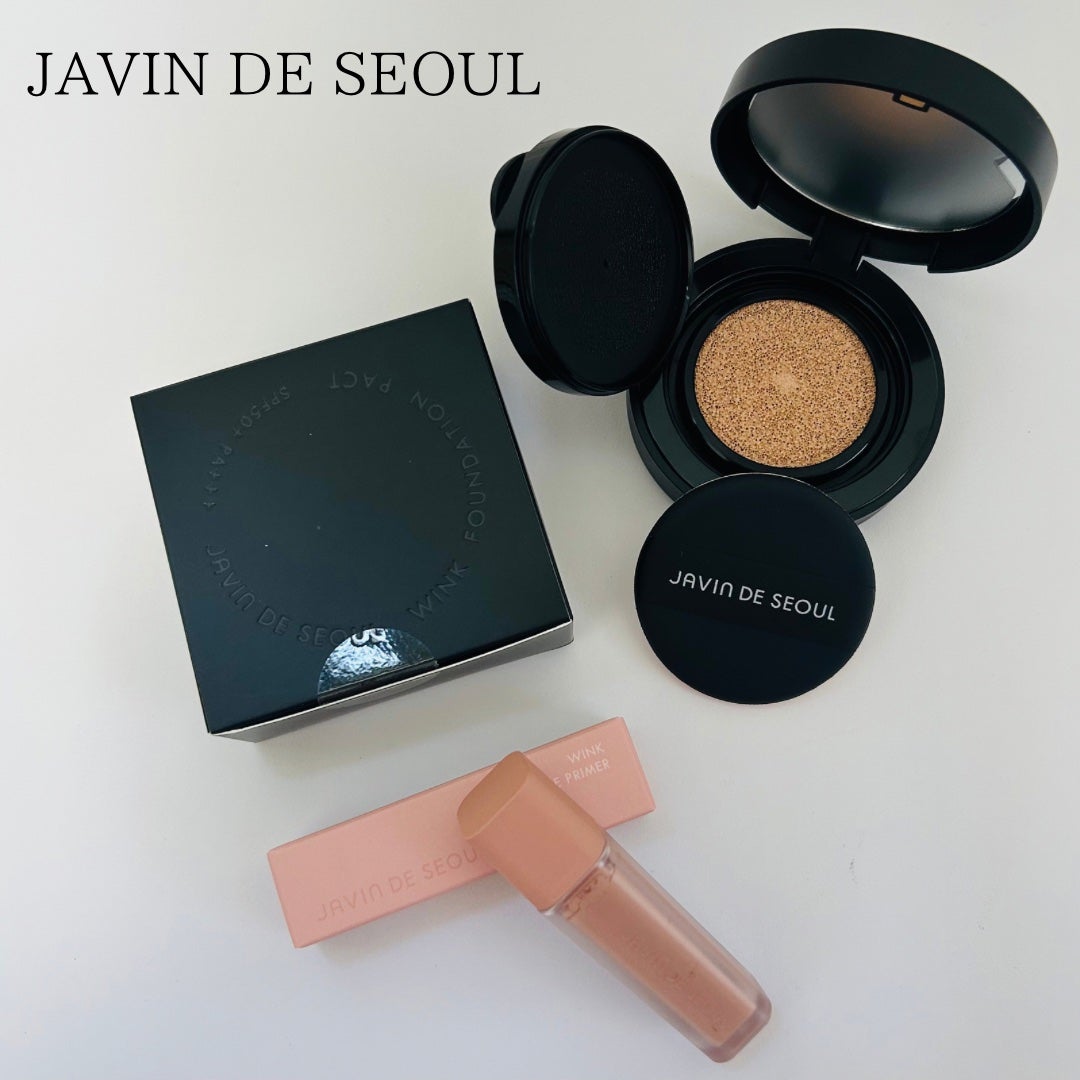ジャビンドゥソウル ウインクファンデーションパクト/Javin De Seoul/クッションファンデーションを使ったクチコミ(1枚目)