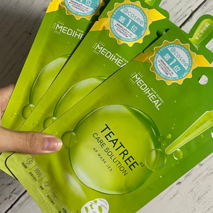 ティーツリーケアソリューション アンプルマスクJEX/MEDIHEAL/シートマスク・パックを使ったクチコミ(1枚目)