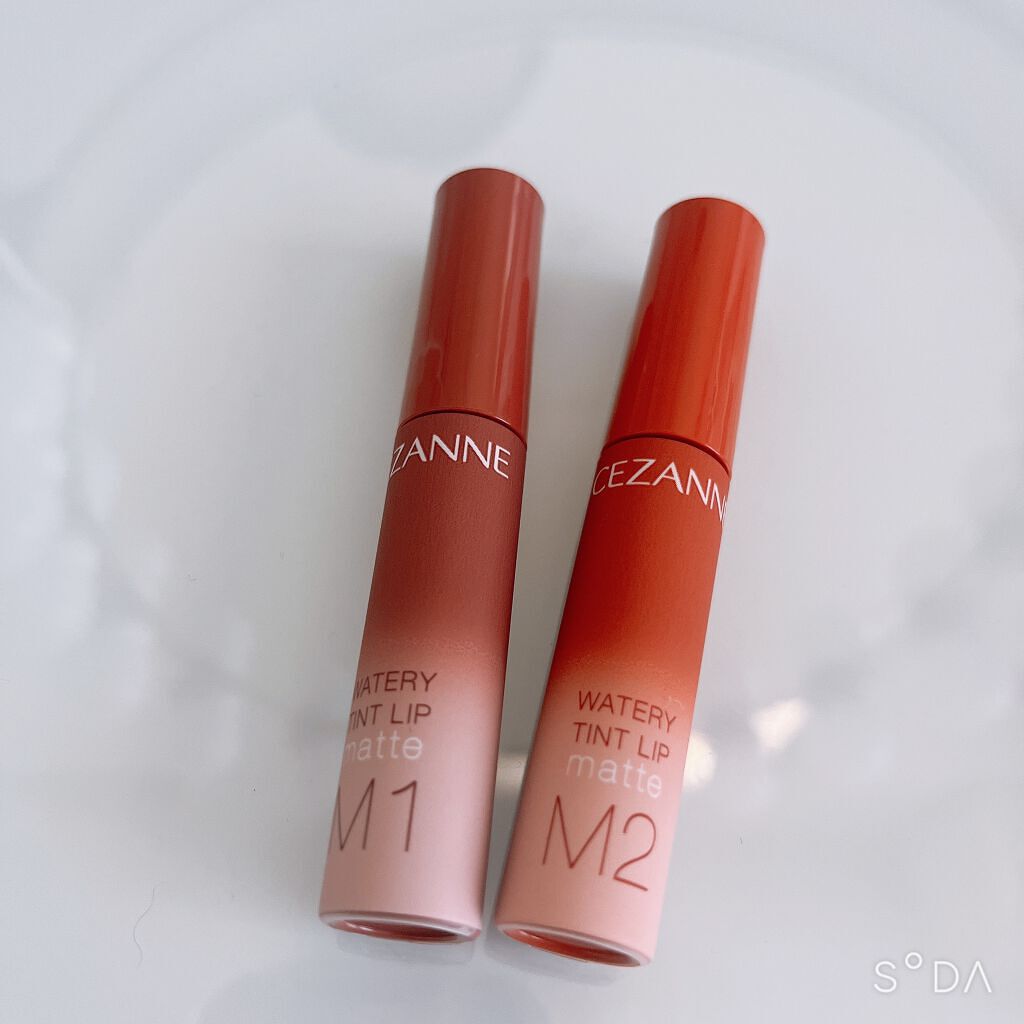 ウォータリーティントリップ マット/CEZANNE/リップティントを使ったクチコミ（1枚目）