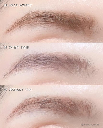 ハンオールブロウカラ/rom&nd/眉マスカラを使ったクチコミ(7枚目)