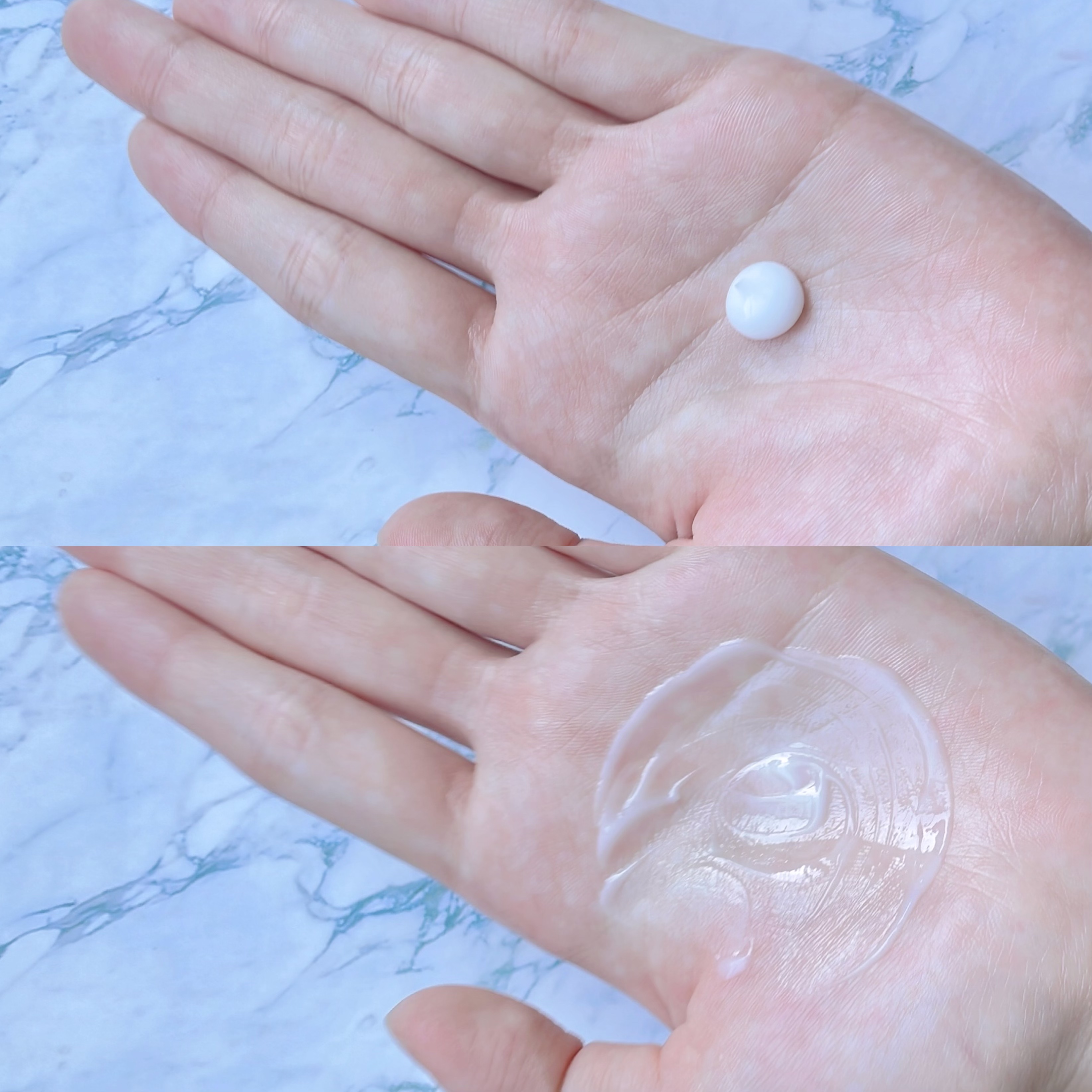 ウルリス アクアナイト ウォーターコンク ブースター ヘアミルク/ululis/ヘアミルクを使ったクチコミ（3枚目）