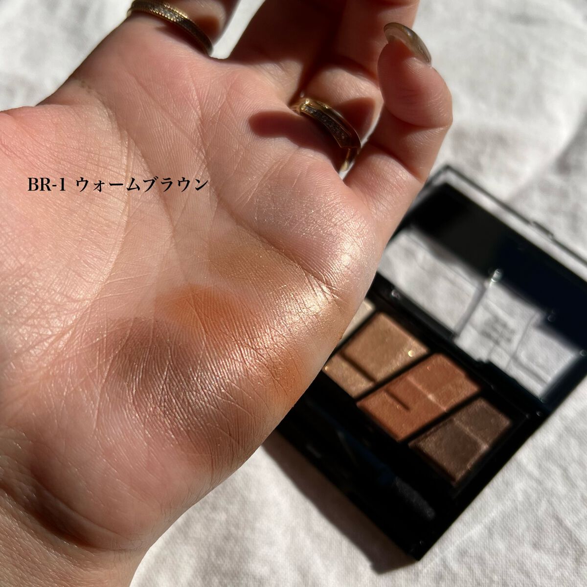 デザイニングブラウンアイズ/KATE/アイシャドウパレットを使ったクチコミ（3枚目）