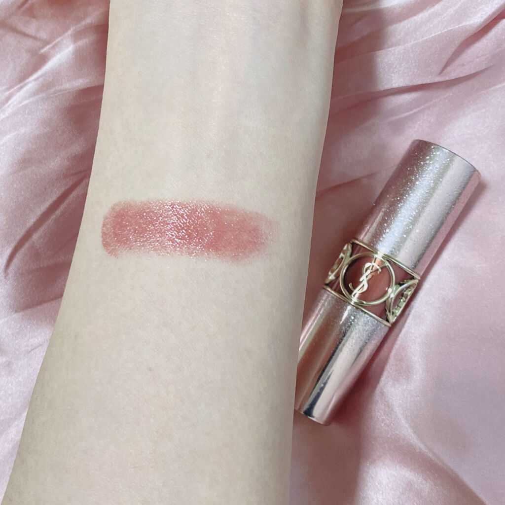 ルージュ ヴォリュプテ シャイン/YVES SAINT LAURENT BEAUTE/口紅を使ったクチコミ（2枚目）
