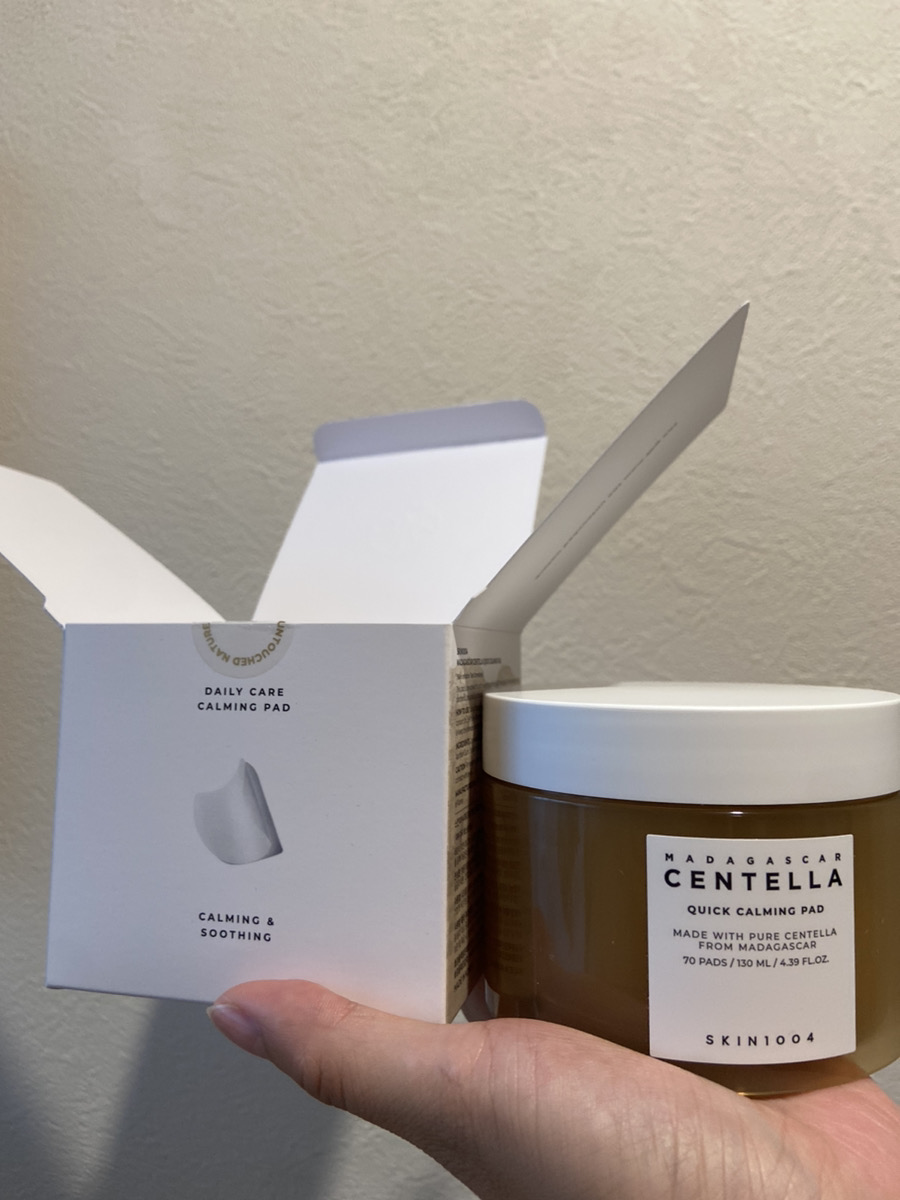 センテラ クイックカーミングパッド/SKIN1004/トナーパッドを使ったクチコミ（2枚目）