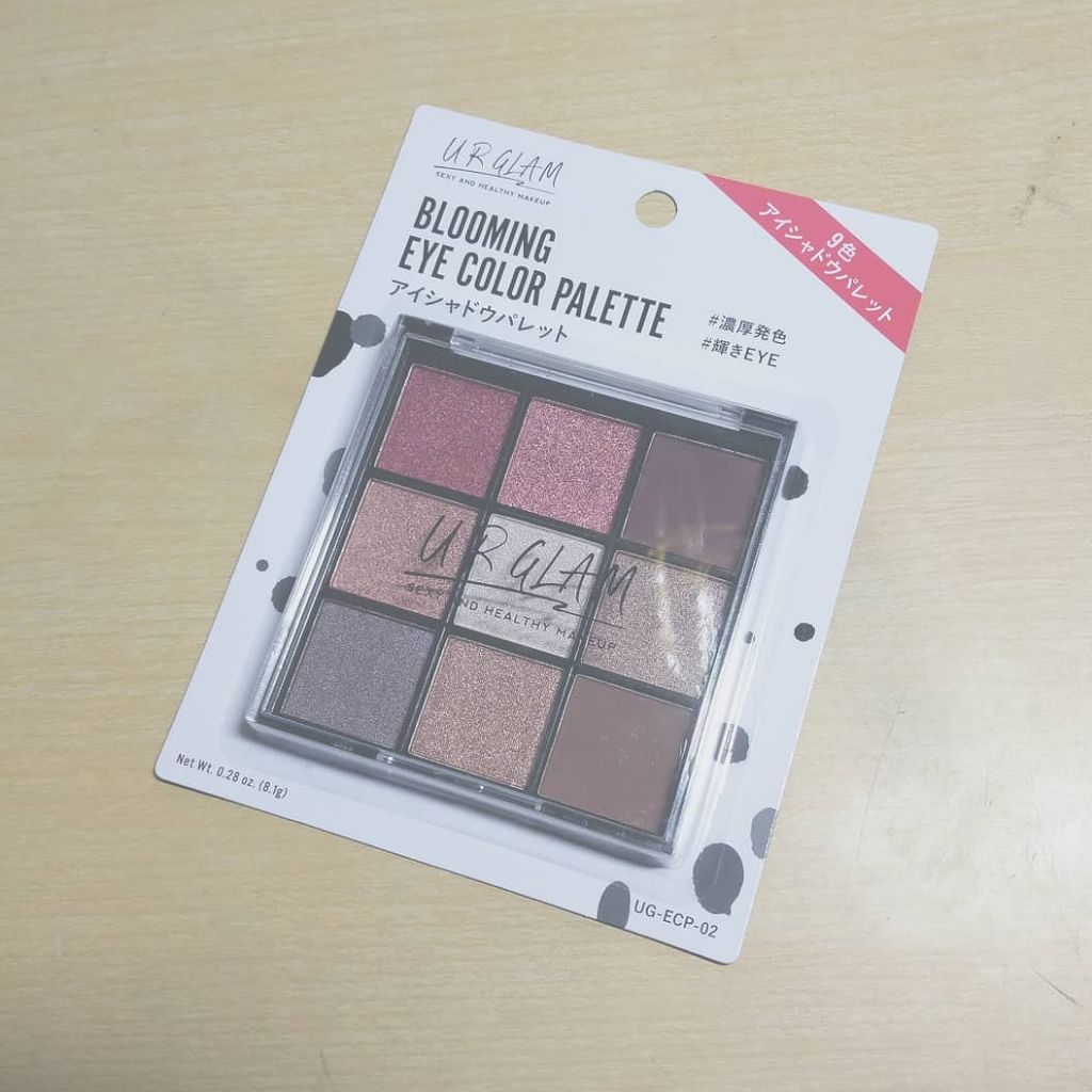 UR GLAM BLOOMING EYE COLOR PALETTE/U R GLAM/アイシャドウパレットを使ったクチコミ(2枚目)