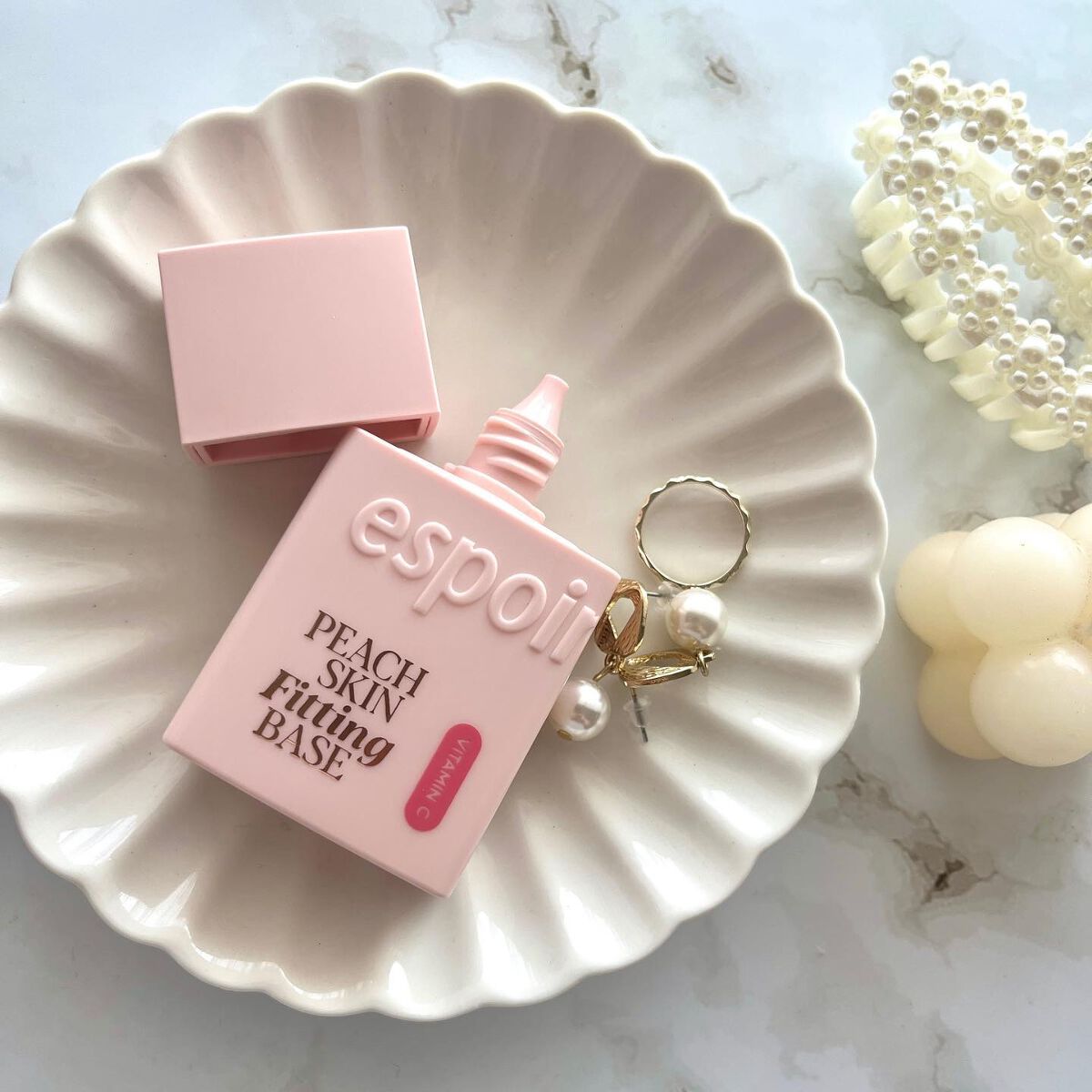 ããŒãã¹ãã³ãã£ããã£ã³ã°ããŒã¹ ãªãŒã«ãã¥ãŒ SPF50 PA++++/espoir/åç²§äžå°ã䜿ã£ãã¯ãã³ãïŒ2æç®ïŒ