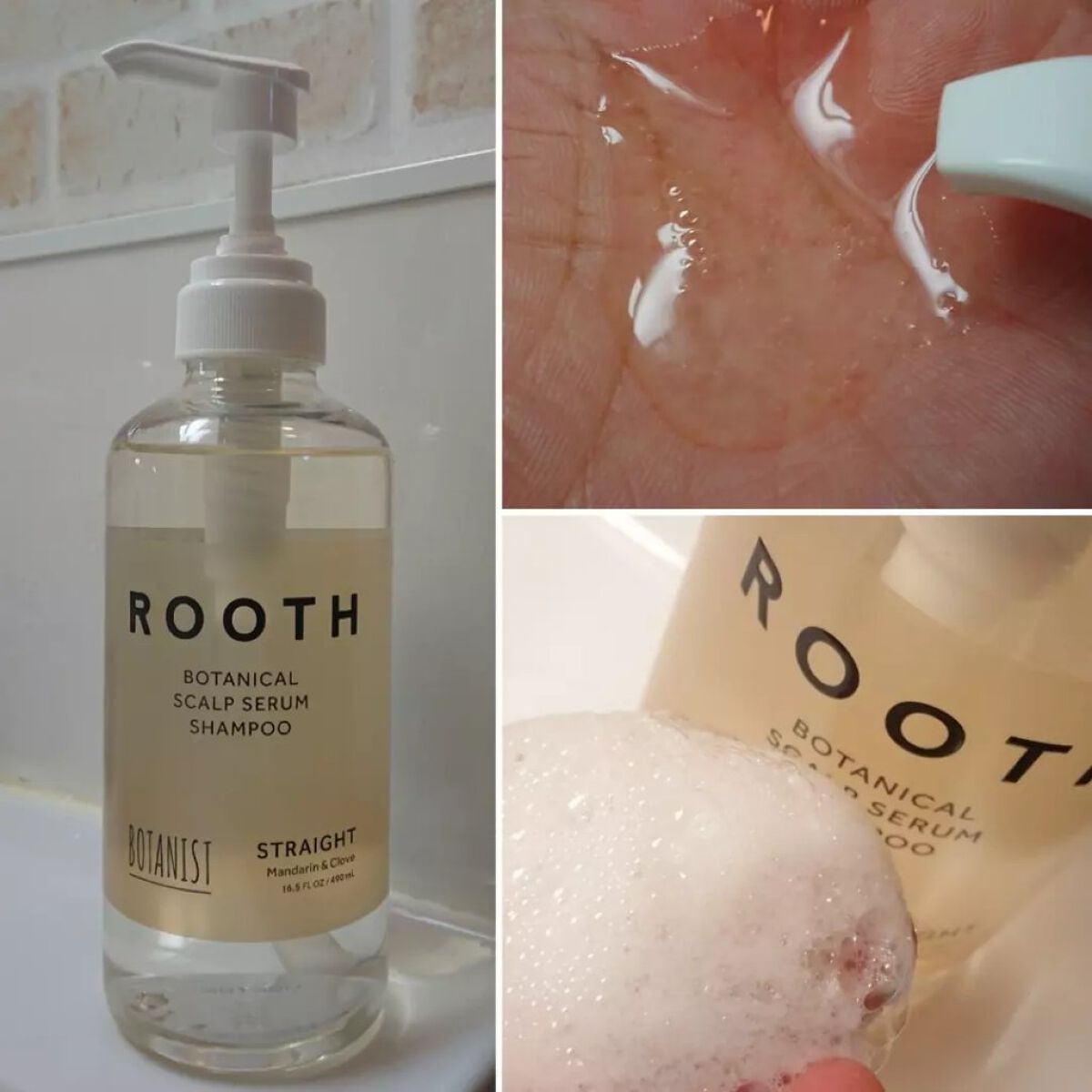 ルース ボタニカルスカルプセラム シャンプー・トリートメント（ストレート）/BOTANIST/市販シャンプーを使ったクチコミ（2枚目）
