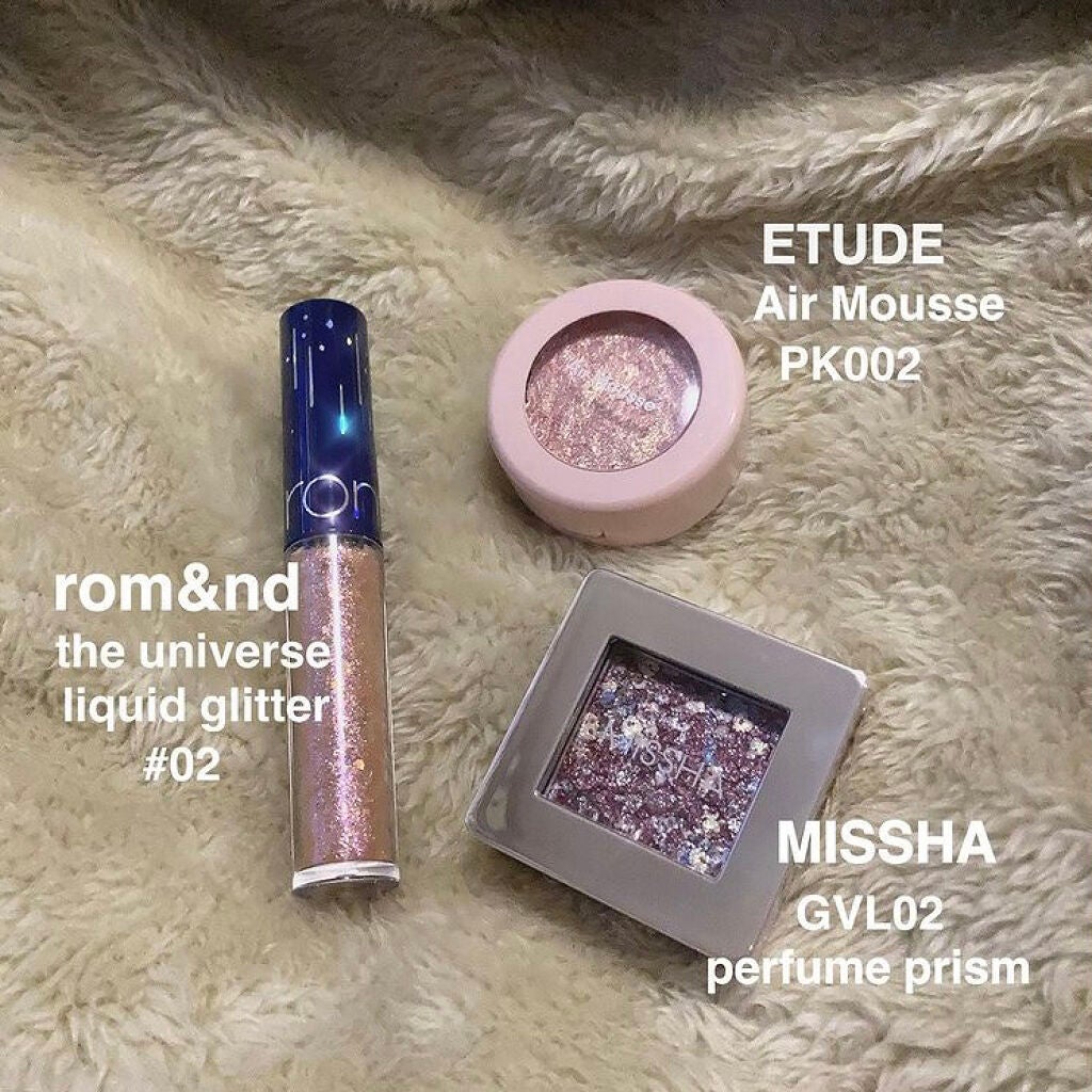 グリッタープリズム シャドウ/MISSHA/グリッターを使ったクチコミ(2枚目)