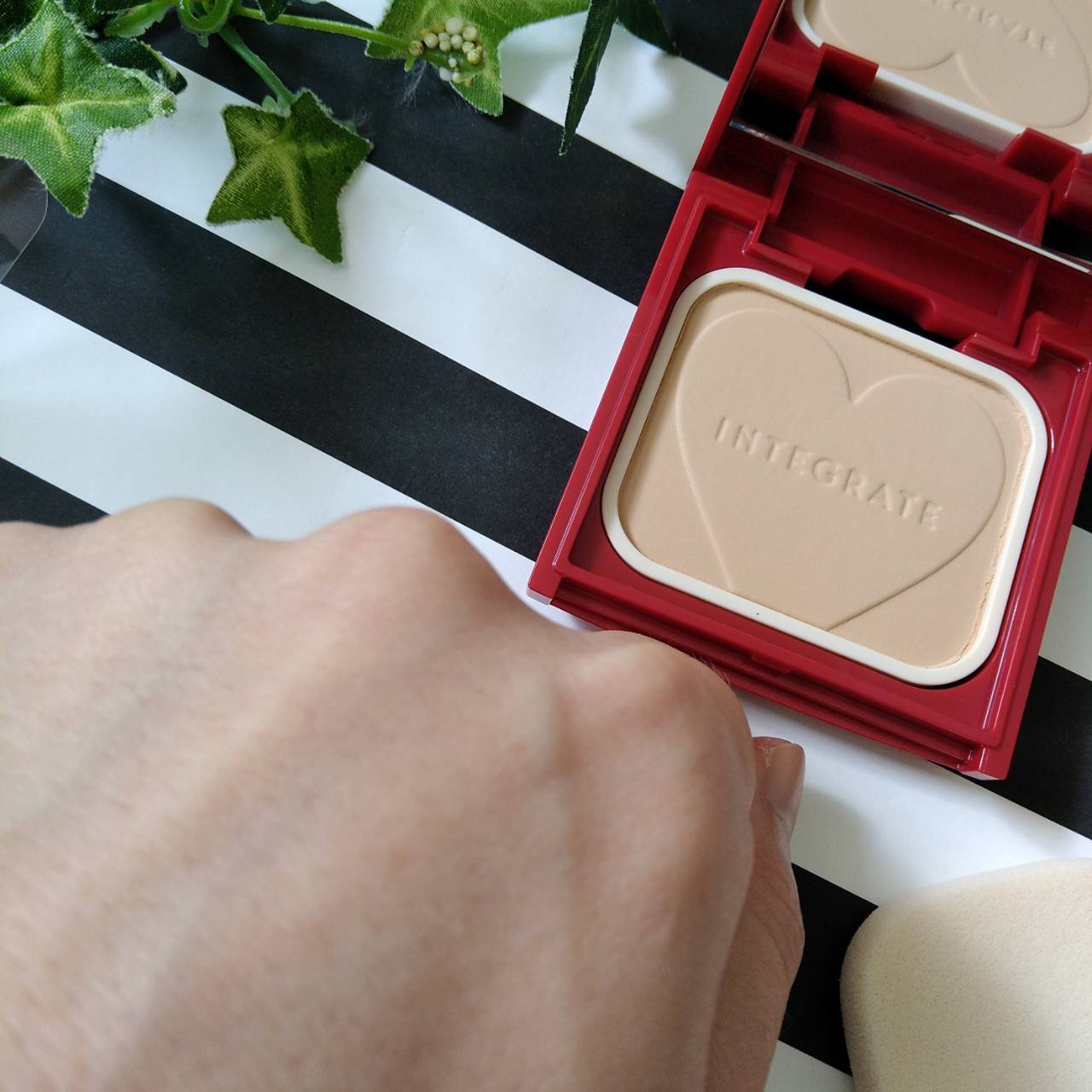 プロフィニッシュファンデーション/インテグレート/パウダーファンデーションを使ったクチコミ（3枚目）