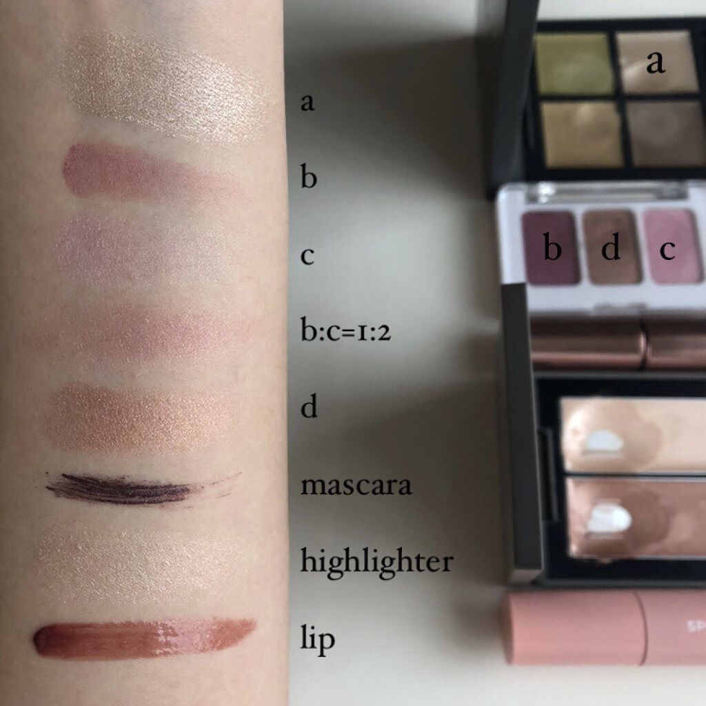 ディメンショナルビジョンアイパレットアリー 02 WONDERFUL WORLD/THREE/ジェル・クリームアイシャドウを使ったクチコミ（2枚目）