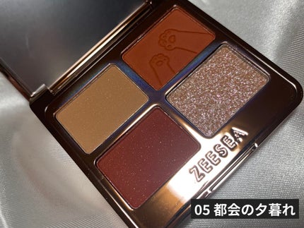 アニマルアイシャドウ(4シェード)/ZEESEA/アイシャドウパレットを使ったクチコミ(6枚目)