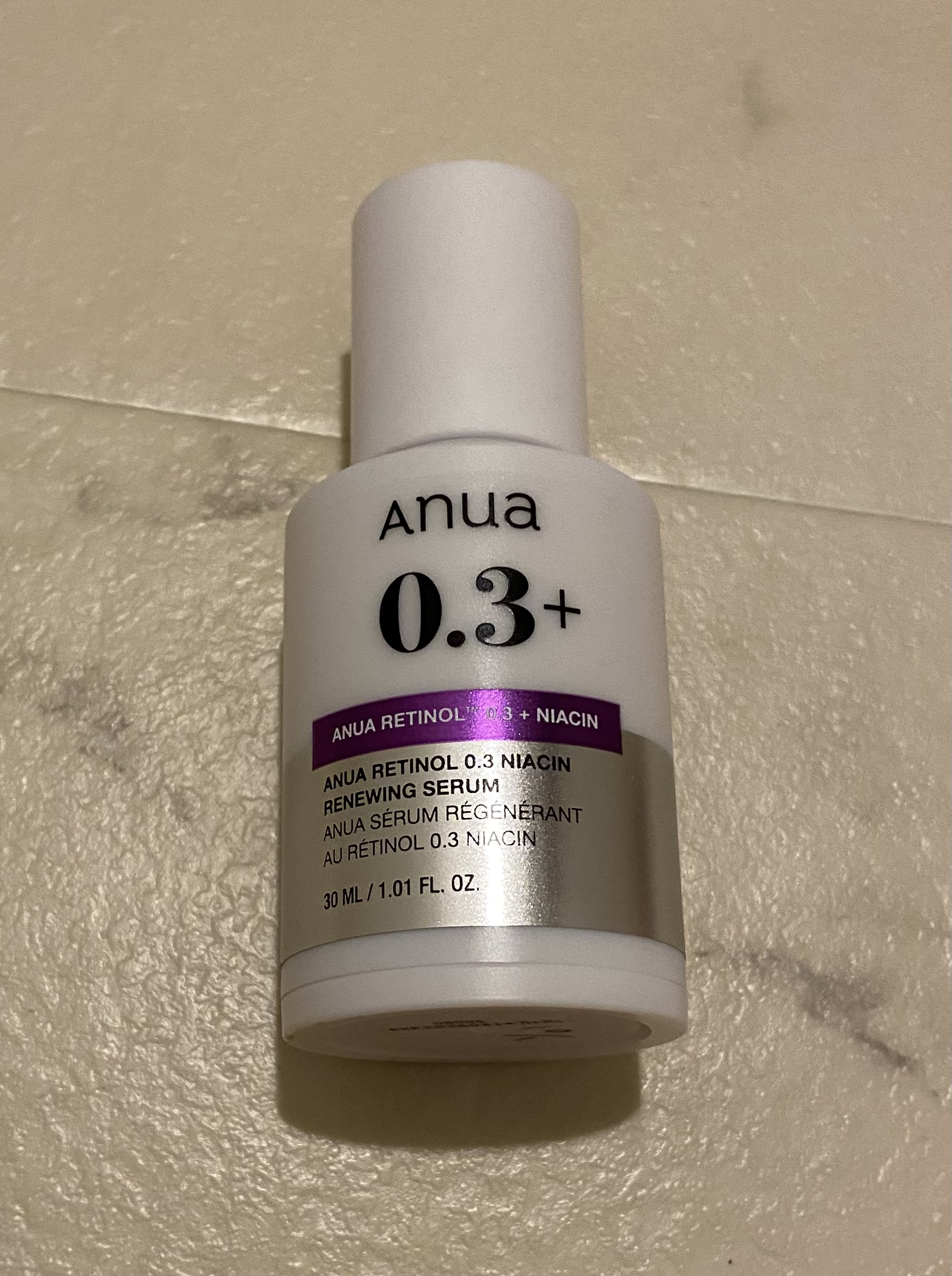 レチノール0.3 ナイアシンリニューイングセラム/Anua/美容液を使ったクチコミ（1枚目）