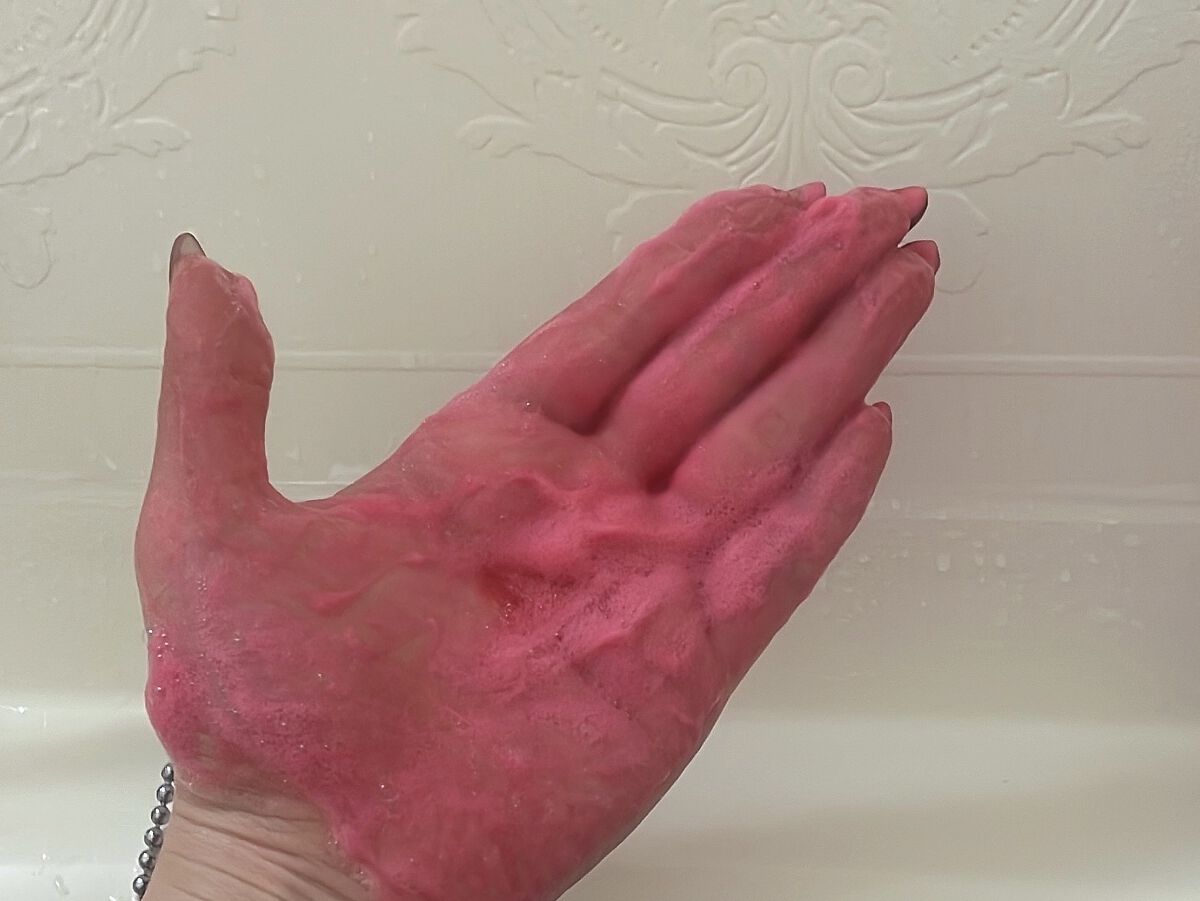 luko カラーシャンプーピンク/luko original/市販シャンプーを使ったクチコミ（3枚目）