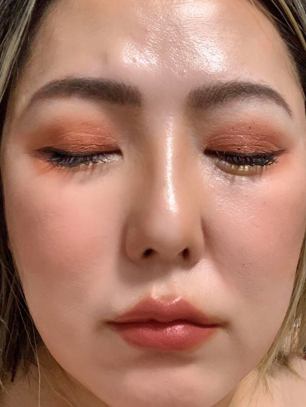 ゆっちゃん on LIPS 「#今日のメイクファンではV3眉毛はリシェアイブロウパウダー👄唇..」(2枚目)