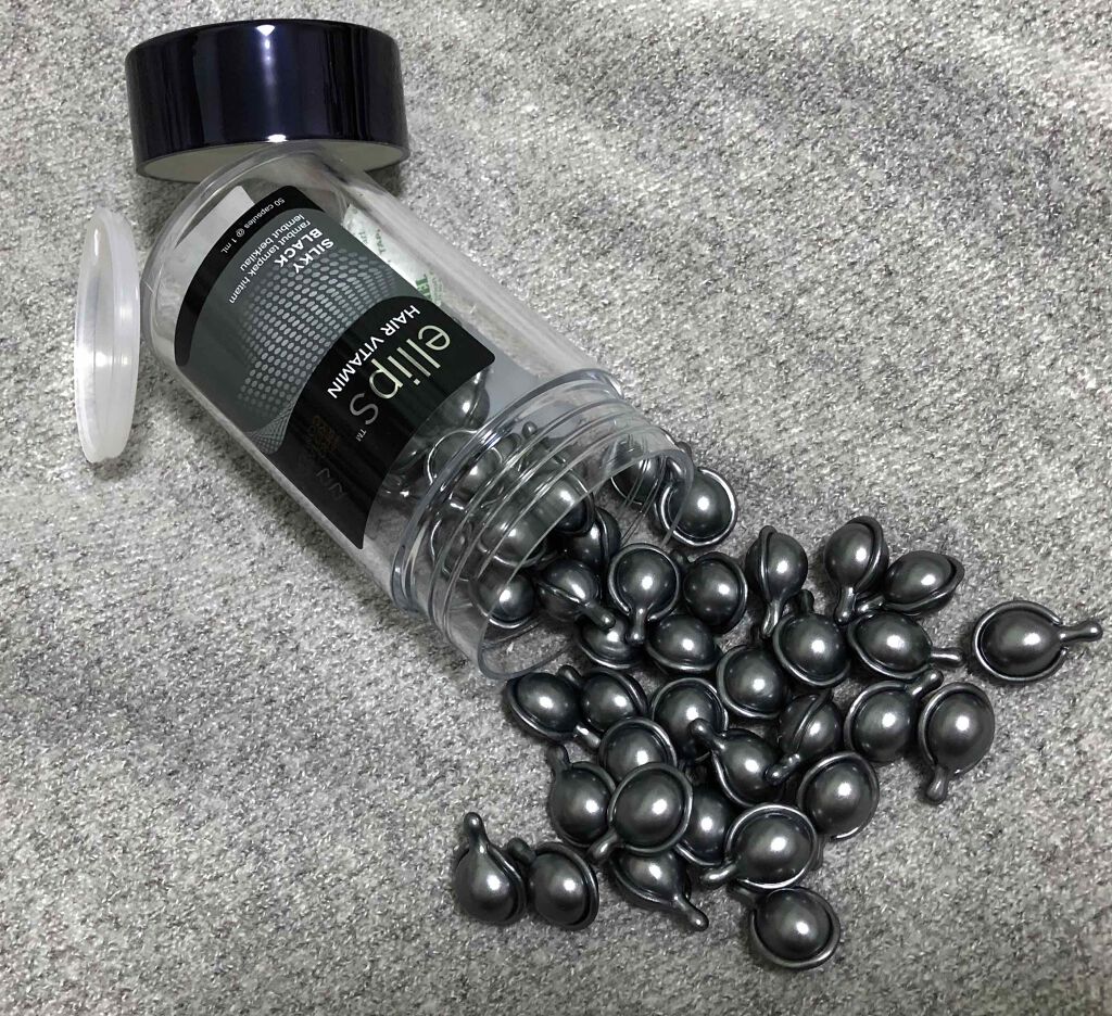 ヘアーオイル【シャイニーブラック】/ellips/ヘアオイルを使ったクチコミ(1枚目)