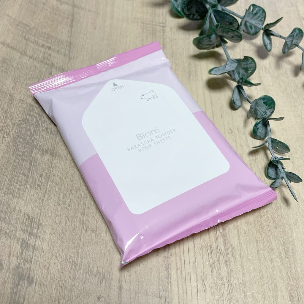 さらさらパウダーシート さわやかせっけんの香り 携帯用 10枚/ビオレ/ボディシートを使ったクチコミ（2枚目）