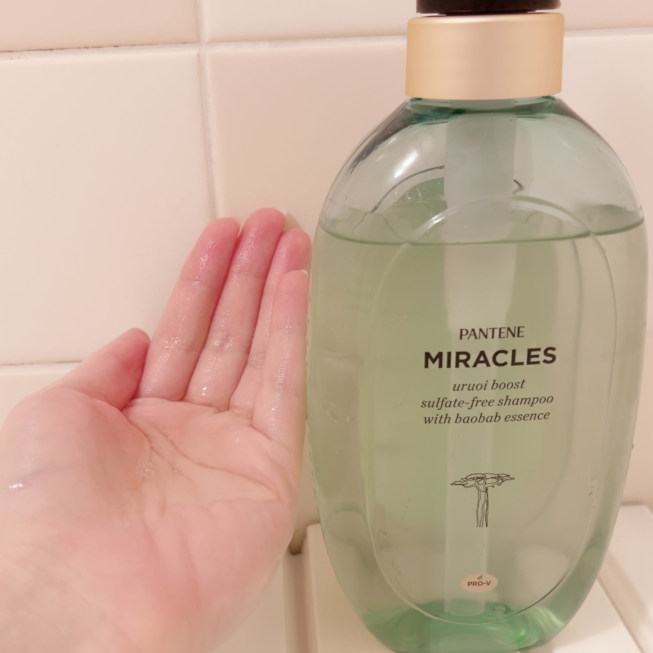 ミラクルズ うるおいブースト シャンプー/トリートメント/パンテーン/市販シャンプーを使ったクチコミ（3枚目）