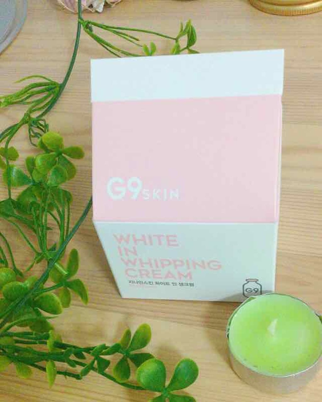 WHITE WHIPPING CREAM(ウユクリーム)/G9SKIN/化粧下地を使ったクチコミ（1枚目）