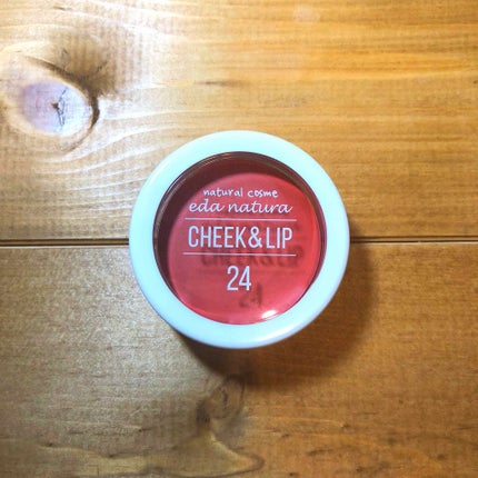 イーデナチュラ チーク&リップ&アイカラー/eda natura/ジェル・クリームチークを使ったクチコミ(1枚目)