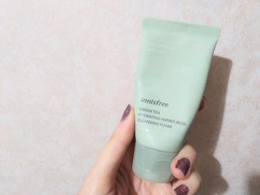 グリーンティー アミノ　フォームクレンザー/innisfree/洗顔フォームを使ったクチコミ（2枚目）