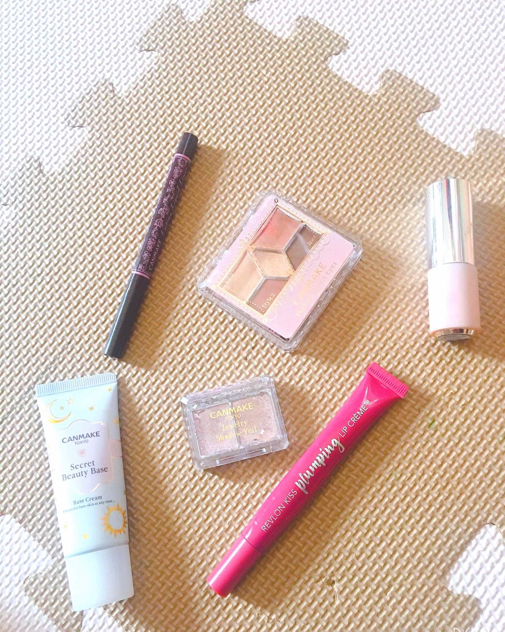 coral_lips_h7i0 on LIPS 「CANMAKEシークレットビューティーベース、CANMAKEラ..」(1枚目)