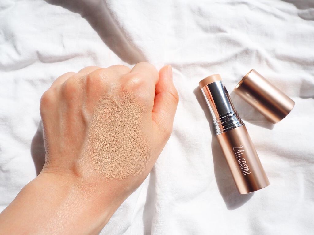 24 ミネラルモイストスティックファンデ/24h cosme/その他ファンデーションを使ったクチコミ(2枚目)