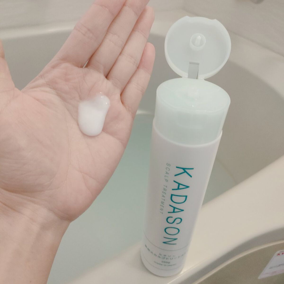 薬用スカルプシャンプー/トリートメント/KADASON (カダソン)/市販シャンプーを使ったクチコミ（3枚目）