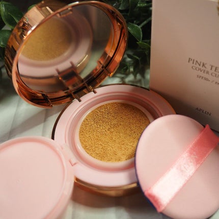 ピンクティーツリーカバークッション/APLIN/クッションファンデーションを使ったクチコミ(2枚目)