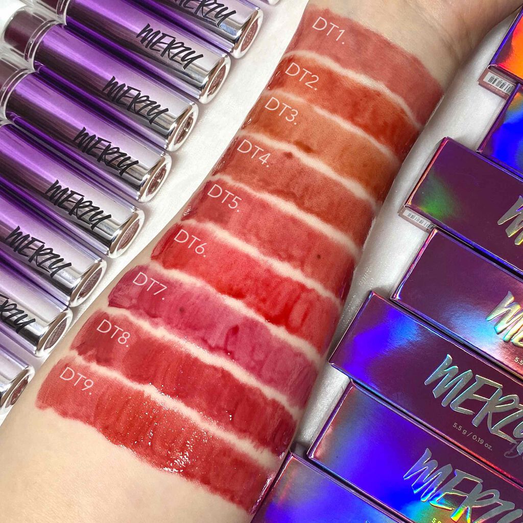 オーロラ デュイ ティント/MERZY/リップティントを使ったクチコミ(1枚目)