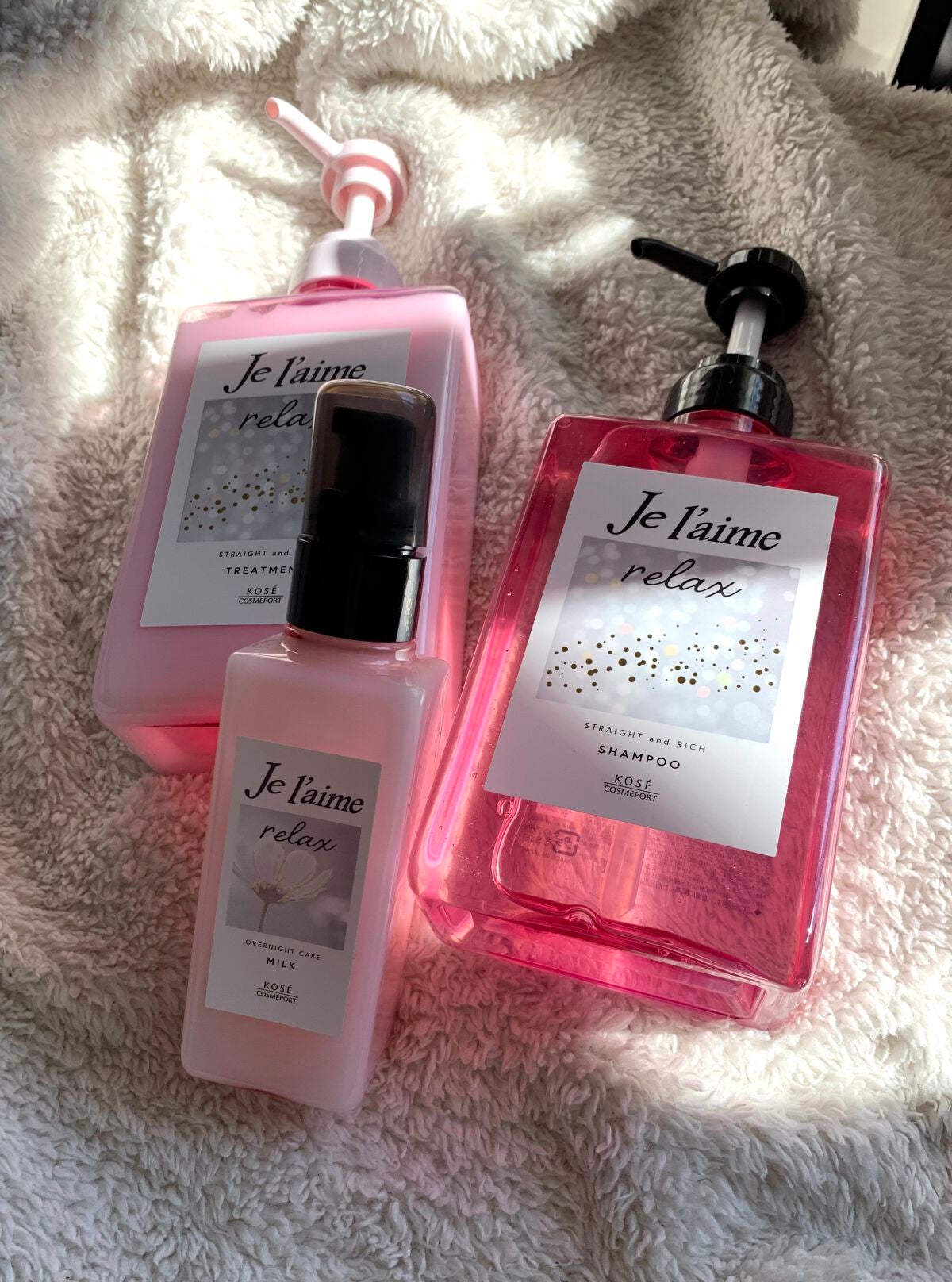 リラックス ミッドナイトリペア シャンプー/ヘアトリートメント (ストレート&リッチ)/Je l'aime/市販シャンプーを使ったクチコミ(2枚目)