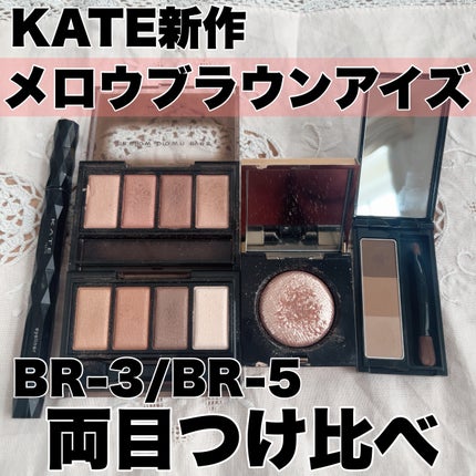 ケイト メロウブラウンアイズ/KATE/アイシャドウパレットを使ったクチコミ(1枚目)