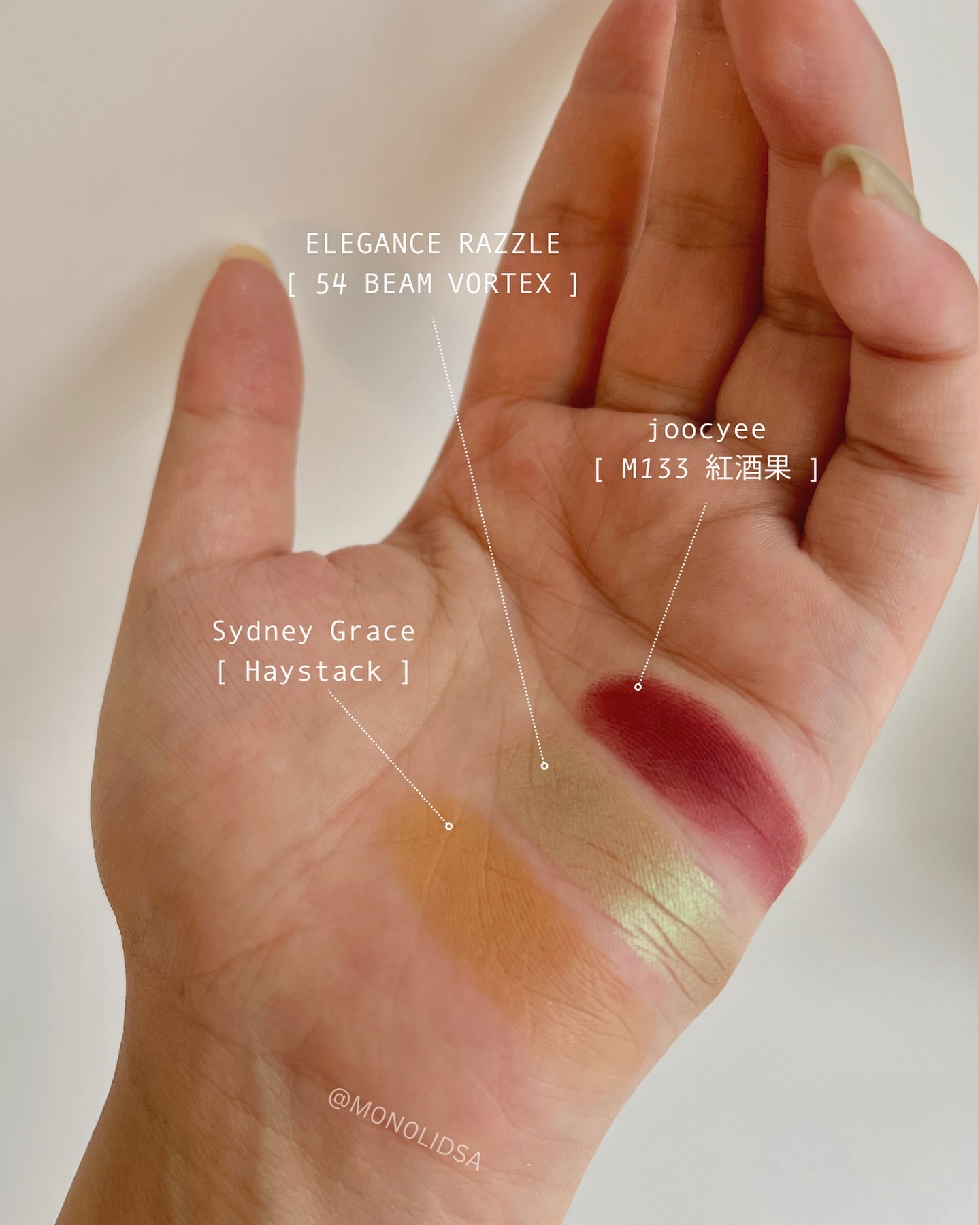 ラズル アイカラー 54 Beam vortex/エレガンス ラズル /単色アイシャドウを使ったクチコミ（2枚目）