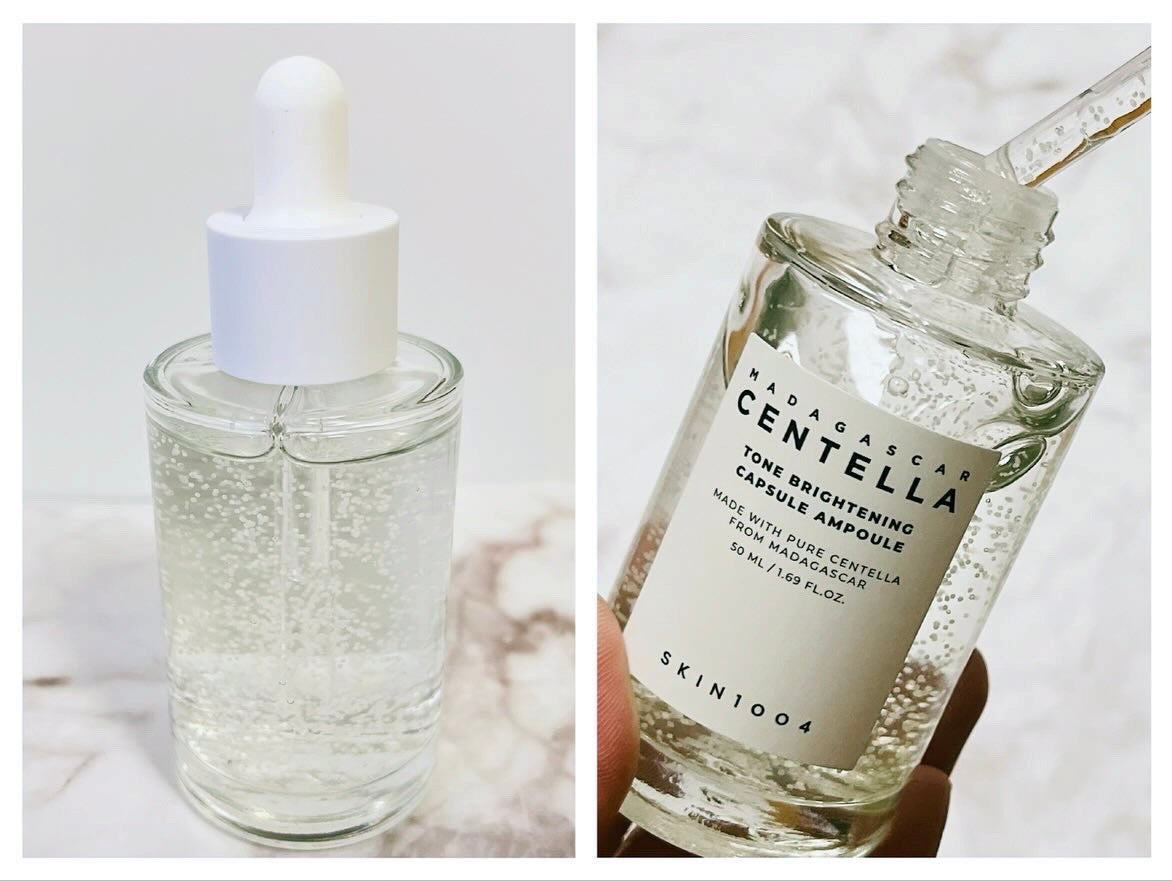 トーンブライトニング カプセルアンプル/SKIN1004/美容液を使ったクチコミ(2枚目)