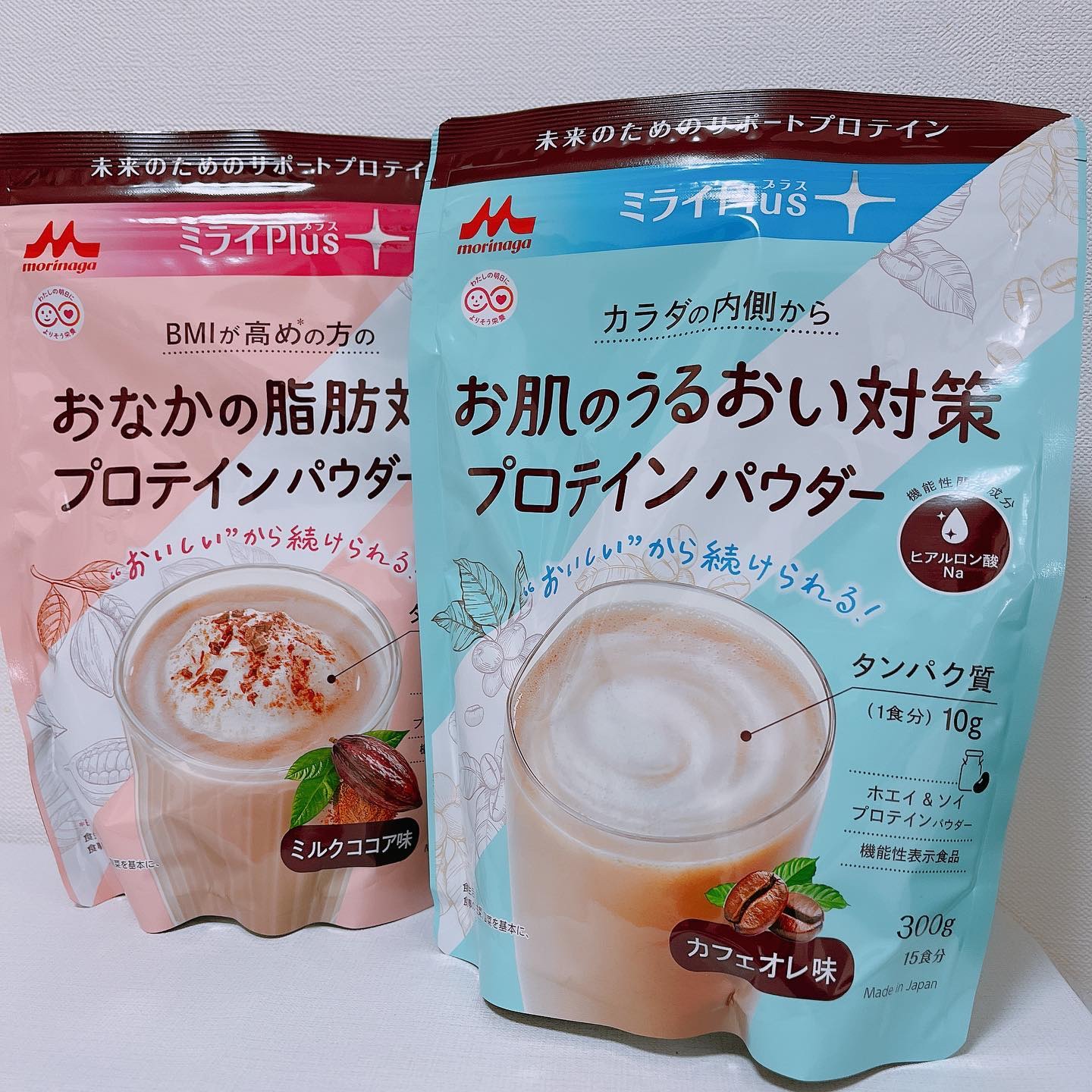 ミライPlusプロテイン ミルクココア味 ホエイ＆ソイプロテインパウダー/森永乳業/その他プロテインを使ったクチコミ（2枚目）