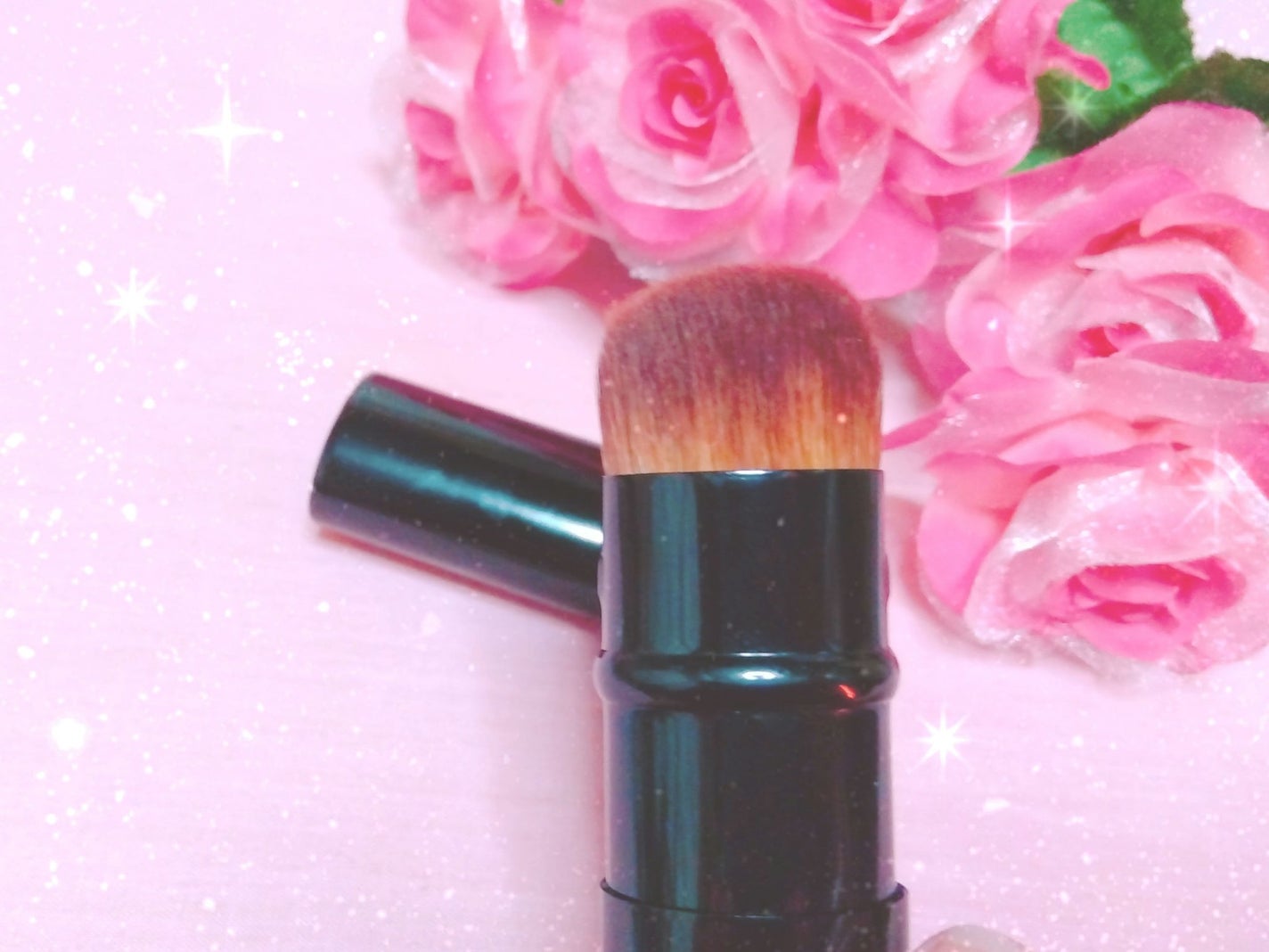 スライドフェイス&チークブラシ/コージー/メイクブラシを使ったクチコミ(3枚目)