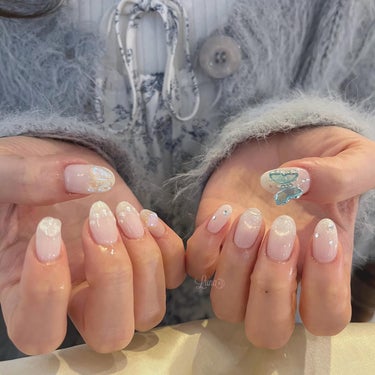 Iuna. Mizuki on LIPS 「.衣装imageでおまかせでした🤍✨#nail#nailsta..」（1枚目）